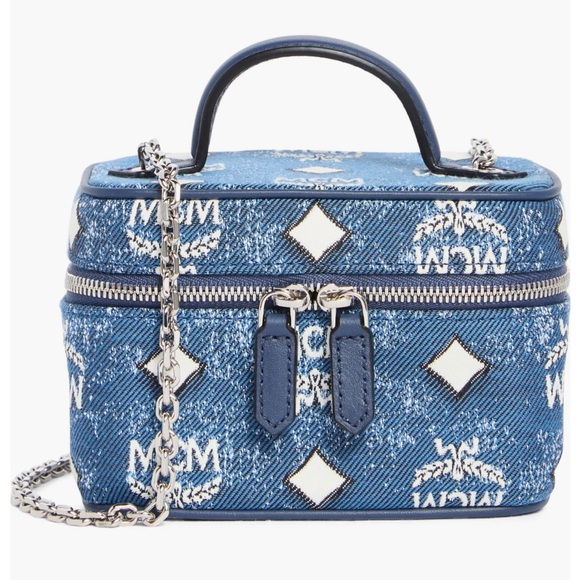 MCM Handbags - MCM Denim Blue small bag
